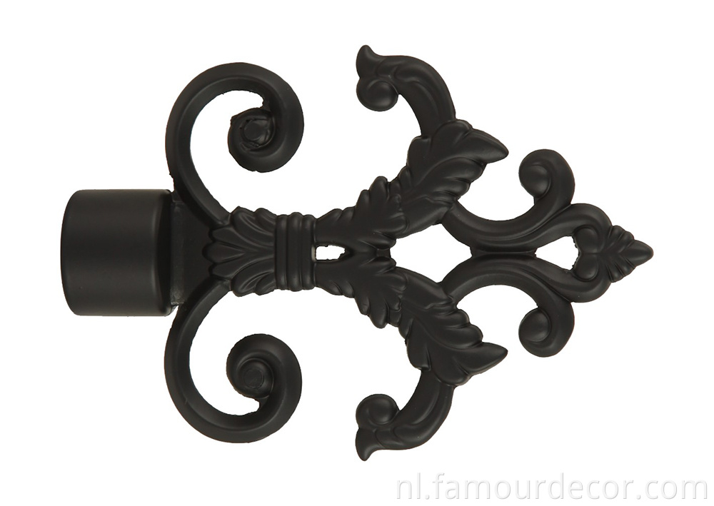Elegant antique curtain rod